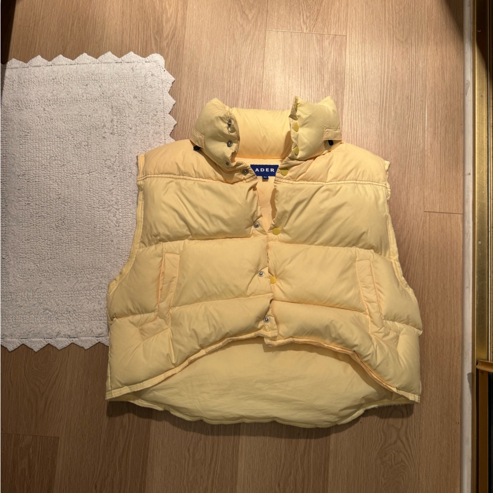 Ader error Yellow Puffer Vest